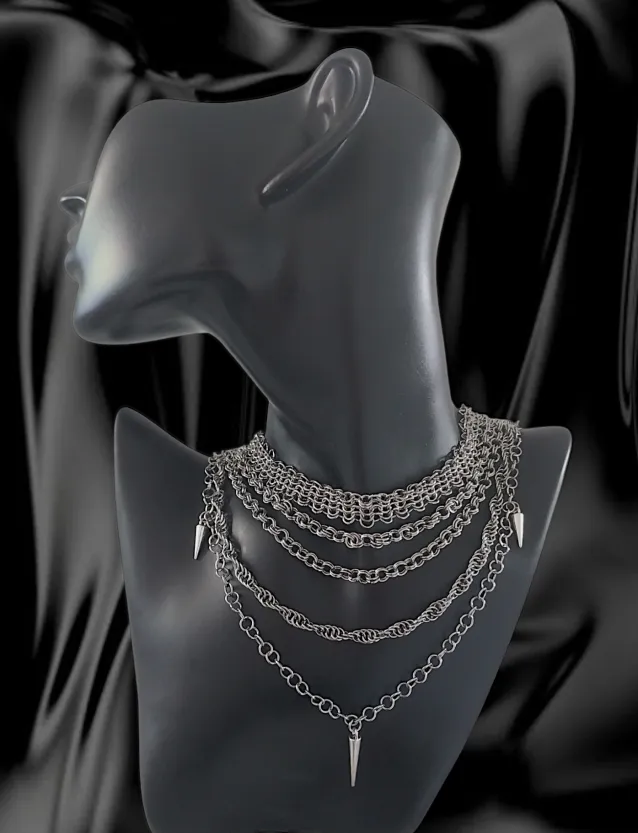 Hand-made chainmail jewelry by Death in Chains